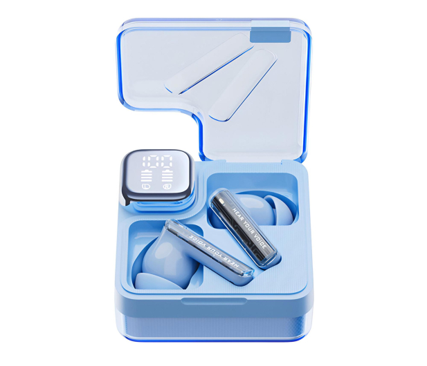 QCY MeloBuds Neo T31 Niebieskie - 1322159 - zdjęcie 2